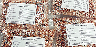 Stabilná dodávka pre strieborné kontakty AgCu bimetalové nity